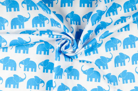 Zugluftstopper Elefant blau 4