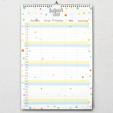 Familienkalender | DIN-A2 3