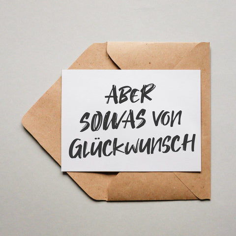 Aber sowas von Glückwunsch 1