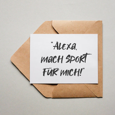 Alexa mach Sport für mich! 1