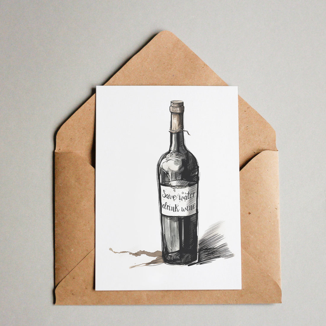 Save water drink wine