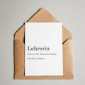 Wörterbuch: Lehrerin