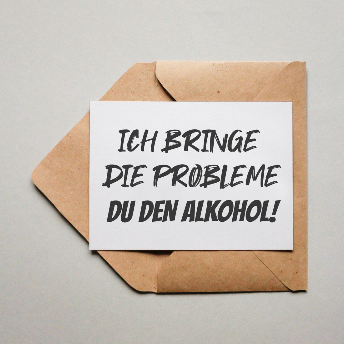 Ich bringe die Probleme du den Alkohol!