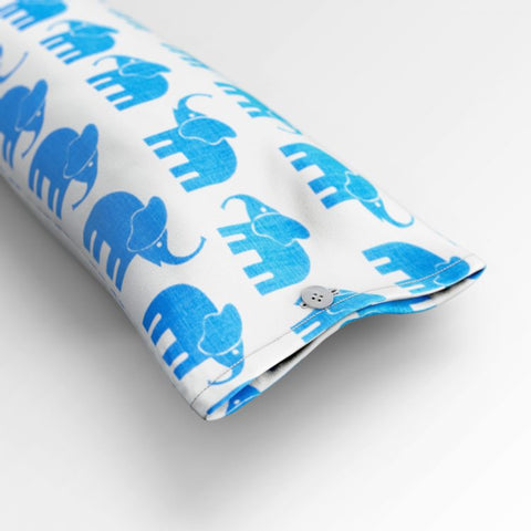 Zugluftstopper Elefant blau 2