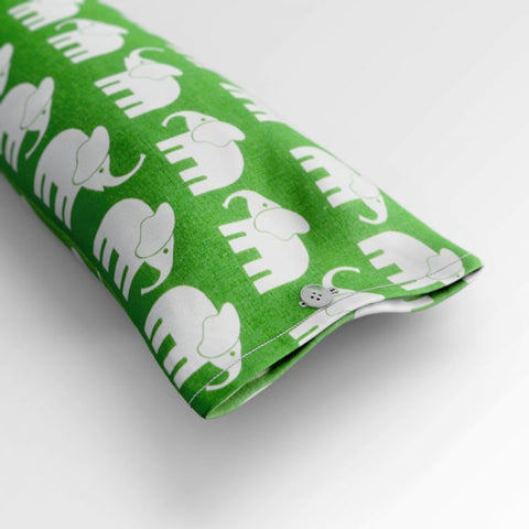 Zugluftstopper Elefant grün 2