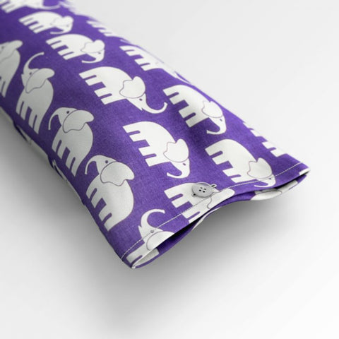 Zugluftstopper Elefant lila 2