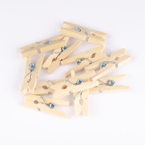 Mini-Holz-Klammern 25mm (10 Stück) 1