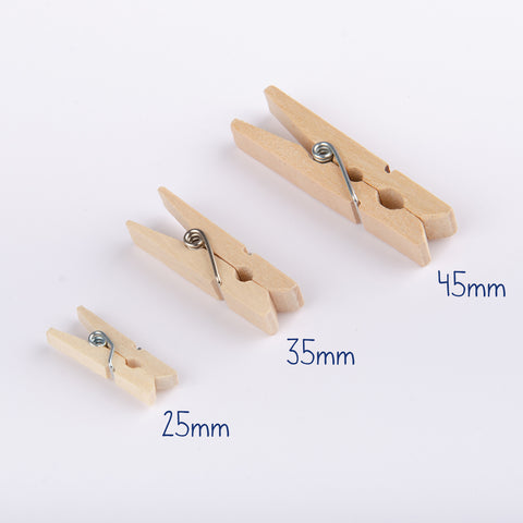Holz-Klammern 45mm (10 Stück) 3