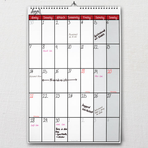 Wandkalender | DIN-A2 3
