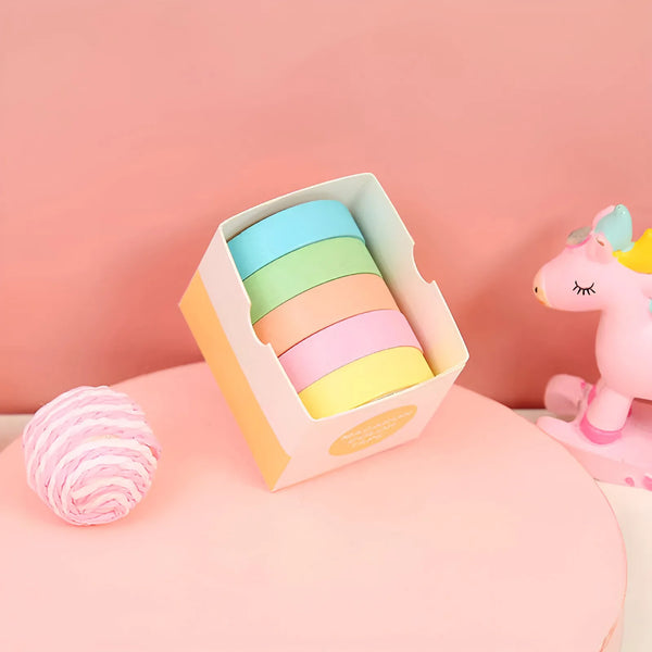 5er Set Washi Tape “Regenbogen”