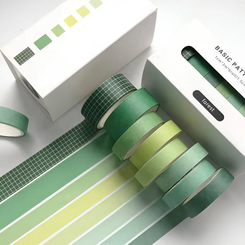 8er Set Washi Tape “Forest” 1