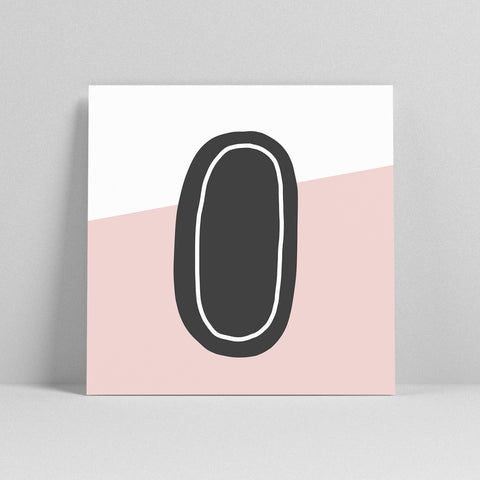 Lettercard “0” 2