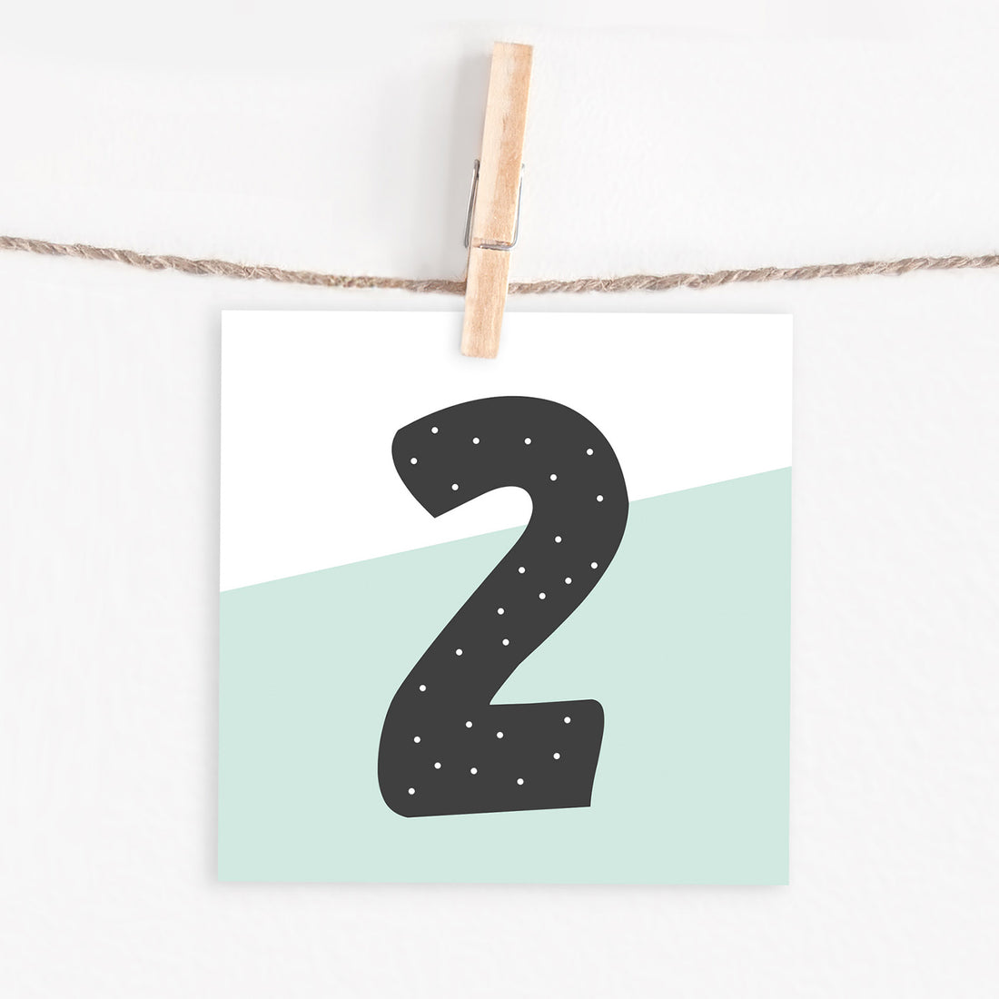 Lettercard “2”