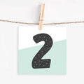 Lettercard “2”