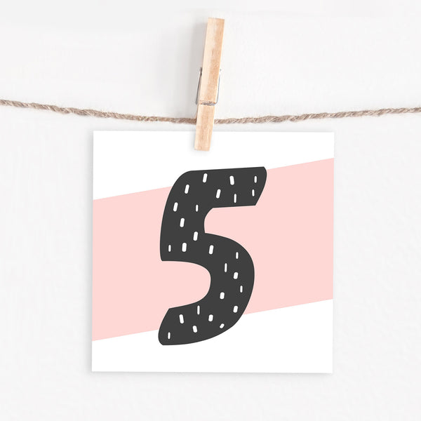 Lettercard “5”