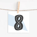 Lettercard “8”