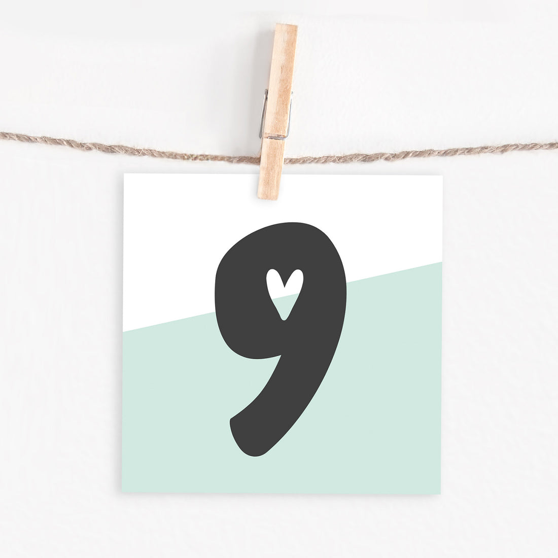 Lettercard “9”