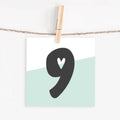 Lettercard “9”