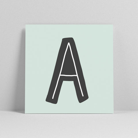 Lettercard “A” 2