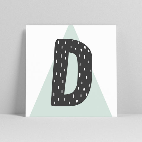 Lettercard “D” 2