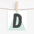 Lettercard “D”