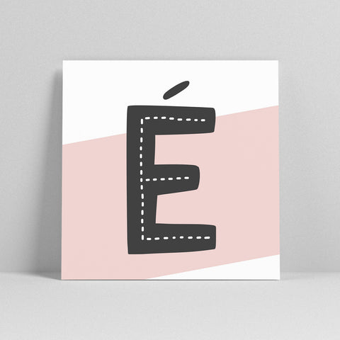 Lettercard “É” 2