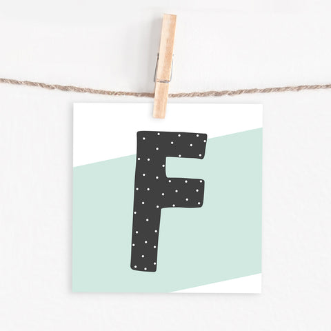 Lettercard “F” 1