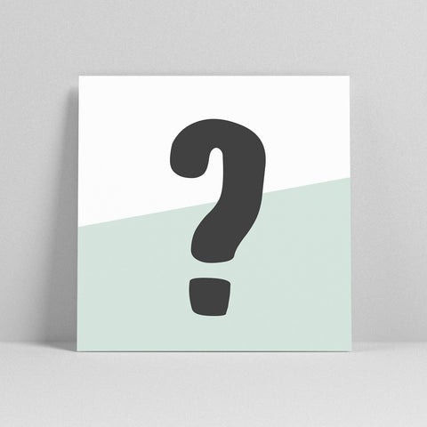 Lettercard “?” 2