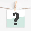 Lettercard “?”