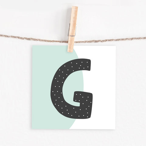 Lettercard “G” 1