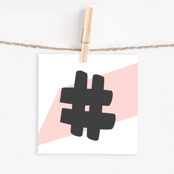 Lettercard “#”