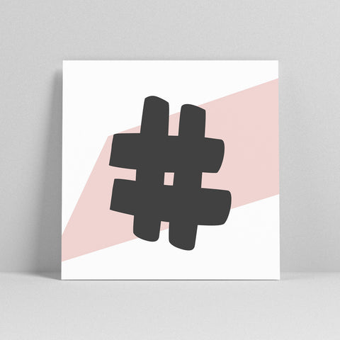 Lettercard “#” 2
