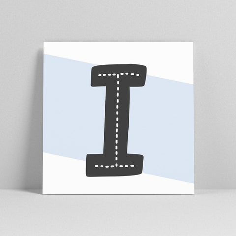 Lettercard “I” 2