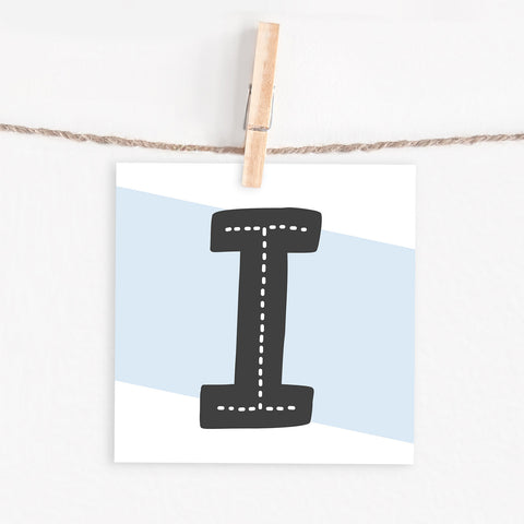 Lettercard “I” 1