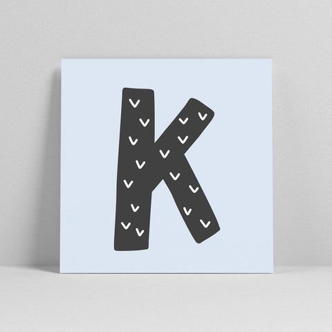 Lettercard “K” 2