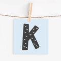 Lettercard “K”