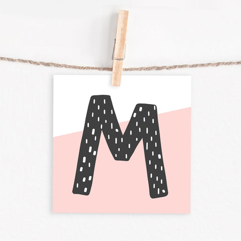 Lettercard “M” 1