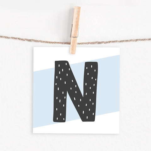 Lettercard “N” 1