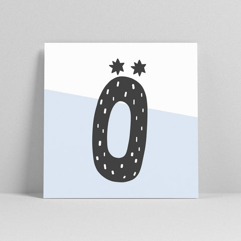 Lettercard “Ö” 2