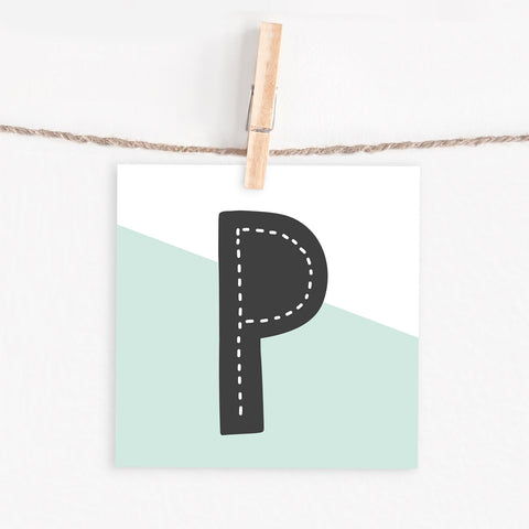 Lettercard “P” 1