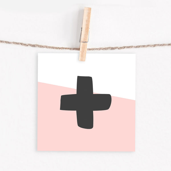 Lettercard “+”