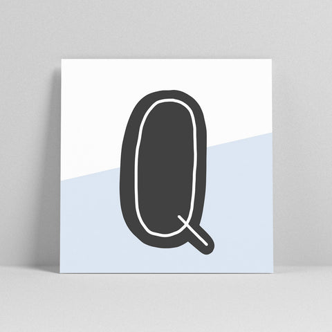 Lettercard “Q” 2