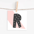 Lettercard “R”