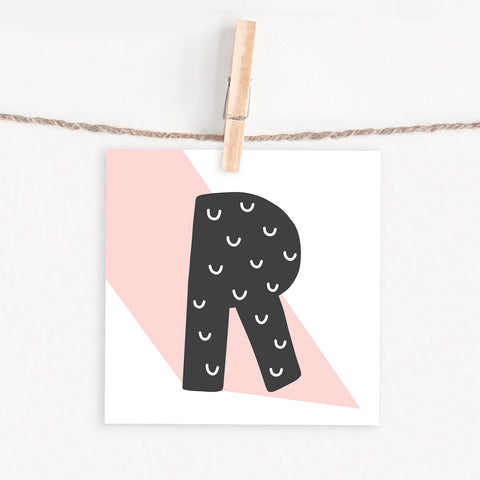 Lettercard “R” 1