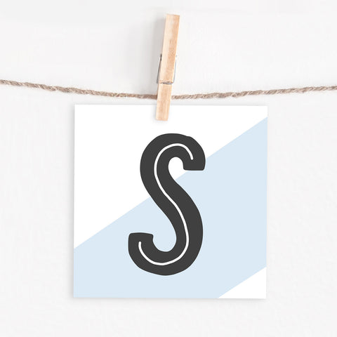 Lettercard “S” 1