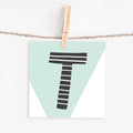 Lettercard “T”