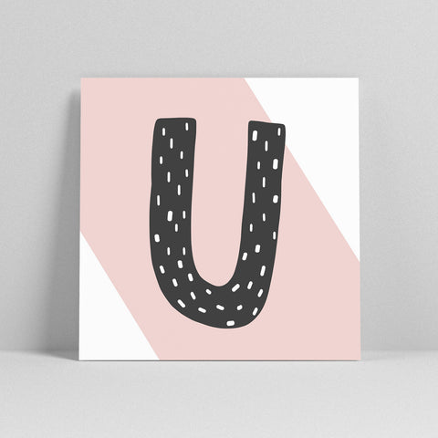 Lettercard “U” 2
