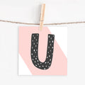 Lettercard “U”