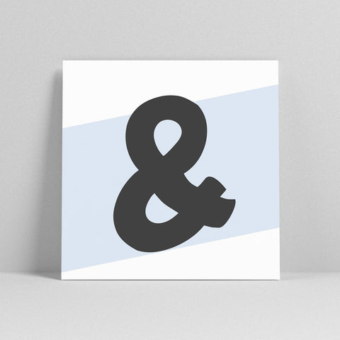 Lettercard “&” 2