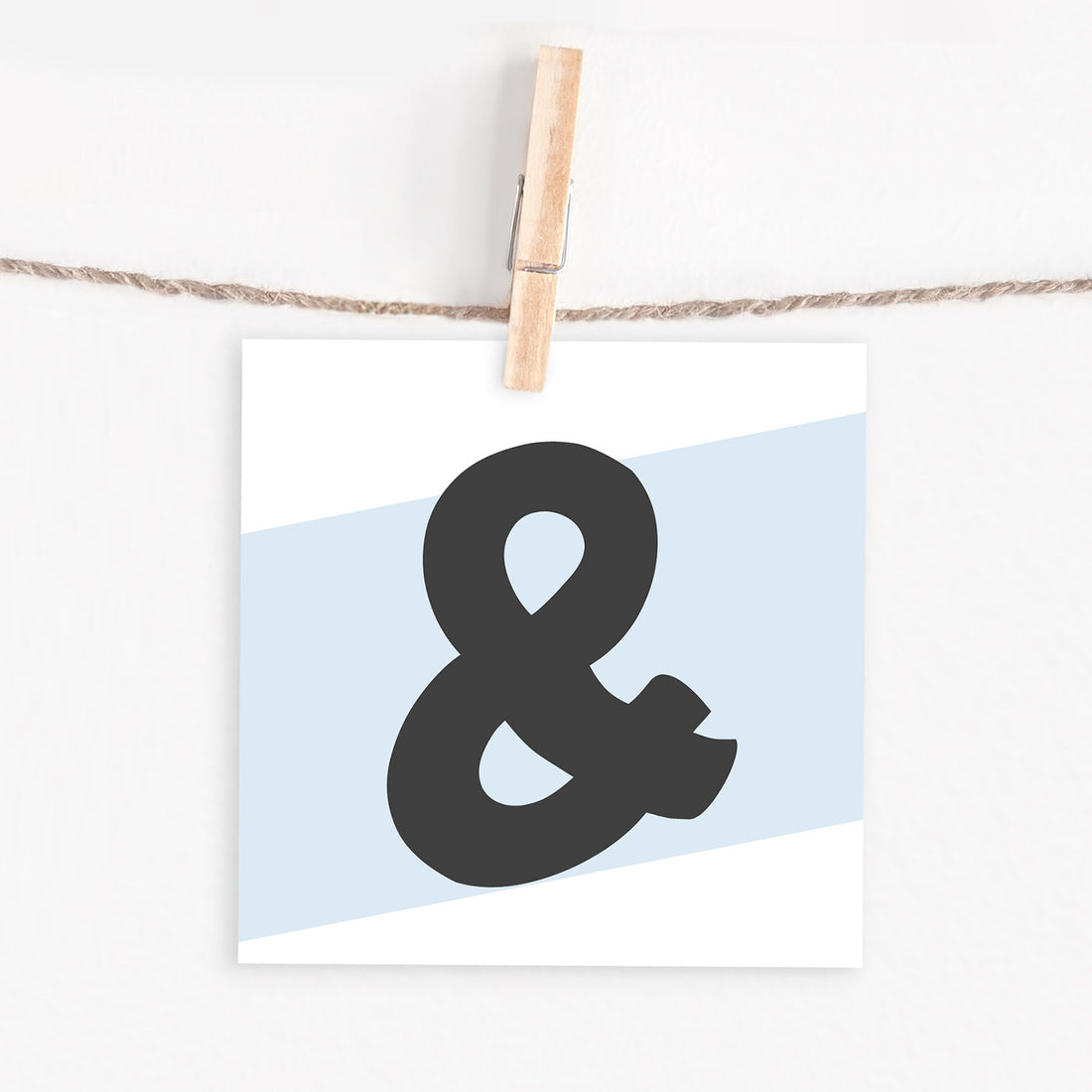 Lettercard “&”